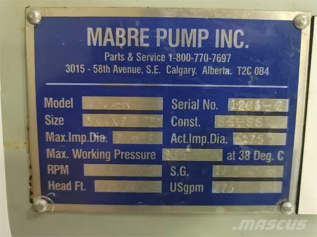  MABRE PUMP WPV-R Ūdens sūkņi