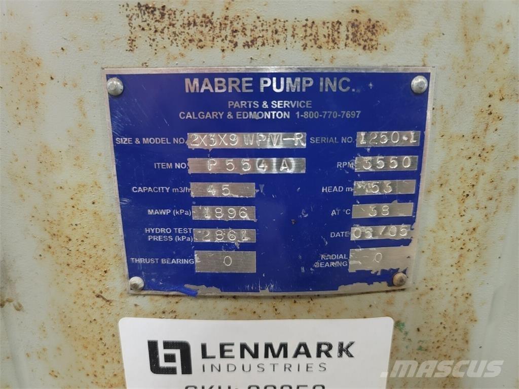  MABRE PUMP WPV-R Ūdens sūkņi
