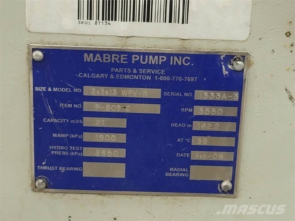  MABRE PUMP WPV-R Ūdens sūkņi