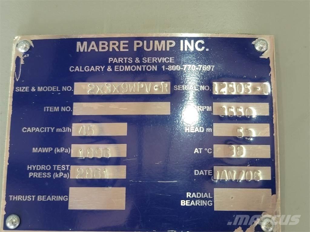  MABRE PUMP WPV-R Ūdens sūkņi