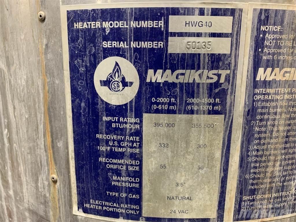  MAGIKIST HWG40 Sildīšanas un atkausēšanas iekārtas