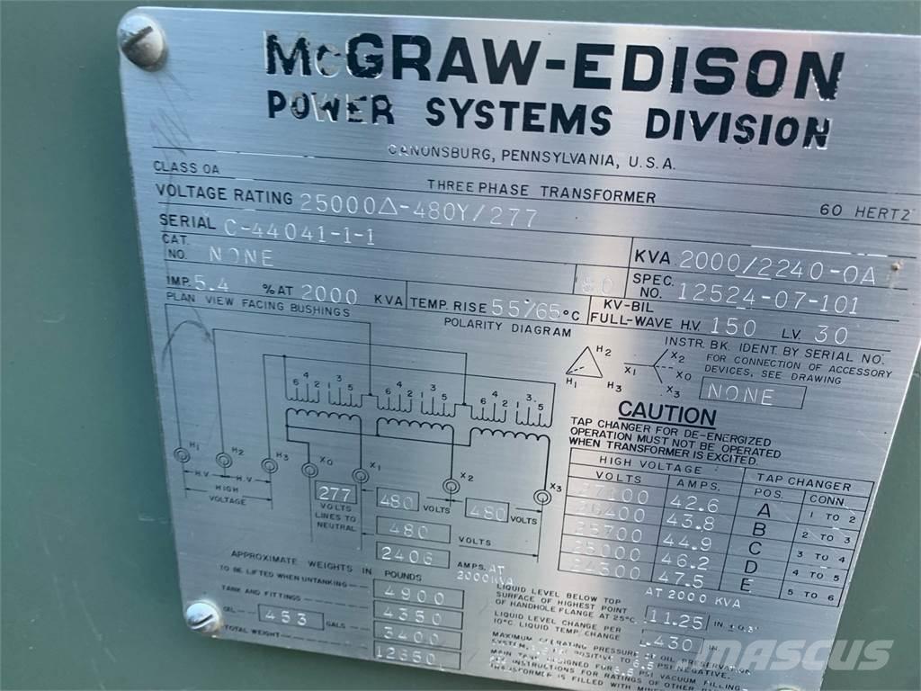  MCGRAW-EDISON Būvniecība- Citi