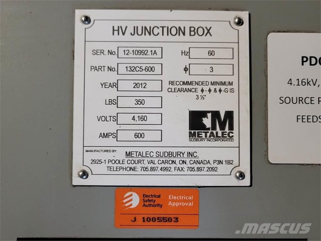  METALEC 132C5-600 Būvniecība- Citi