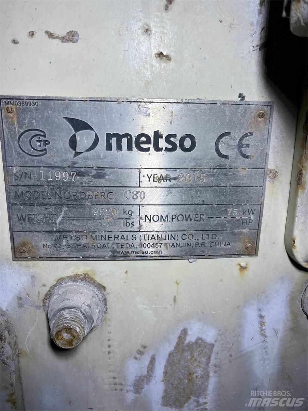 Metso C80 Drupinātāji