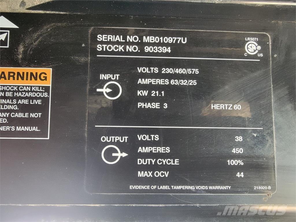 Miller Deltaweld 452 Metināšanas iekārtas