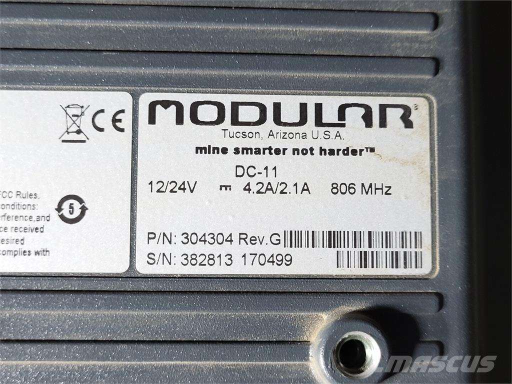  MODULAR MINING DC-11 Cits pazemes darbu aprīkojums