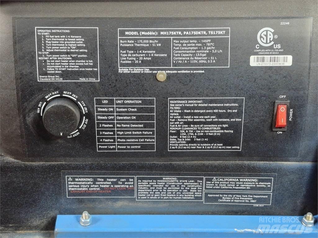 MR HEATER MH175KTR Būvniecība- Citi