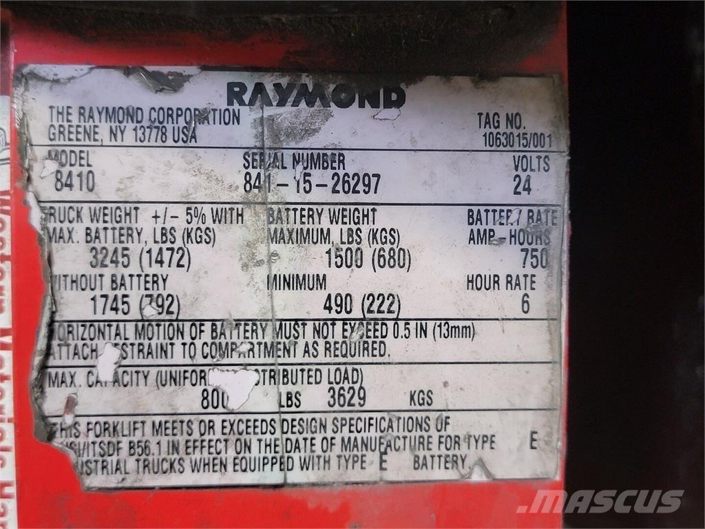 Raymond 8410 Būvniecība- Citi