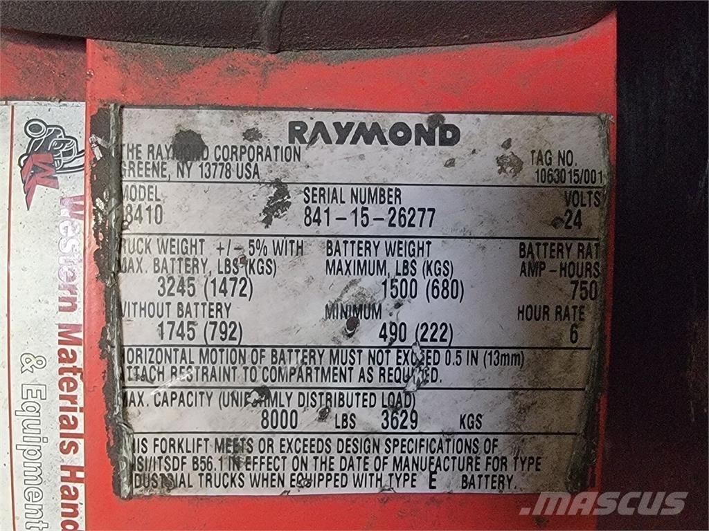 Raymond 8410 Būvniecība- Citi