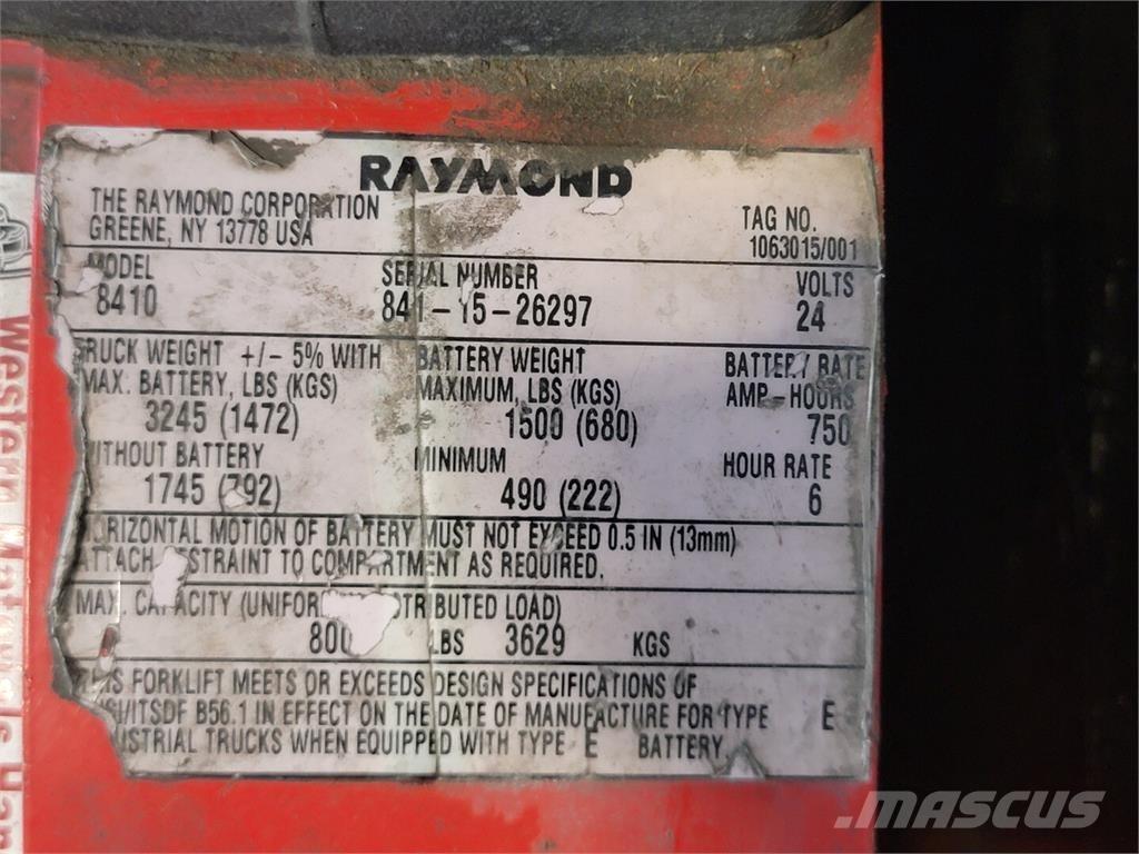 Raymond 8410 Būvniecība- Citi