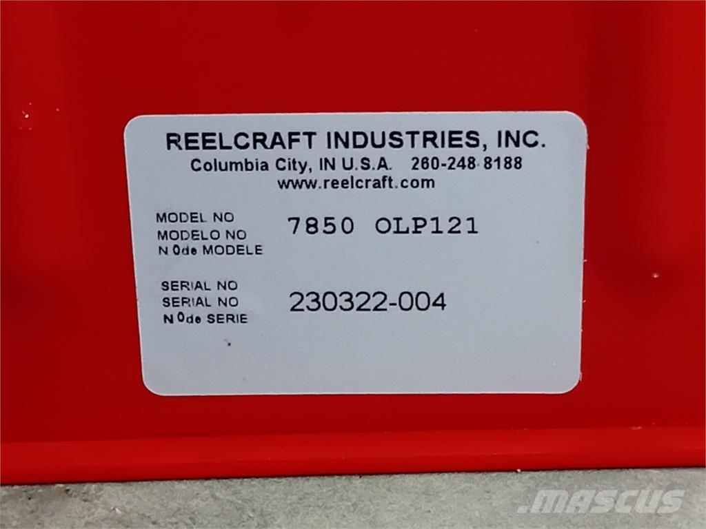  REELCRAFT 7850 OLP121 Citas sastāvdaļas