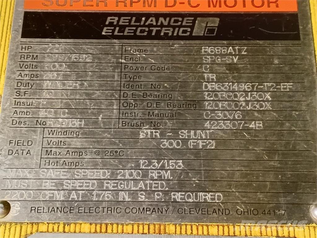  RELIANCE ELECTRIC Industriālie dzinēji