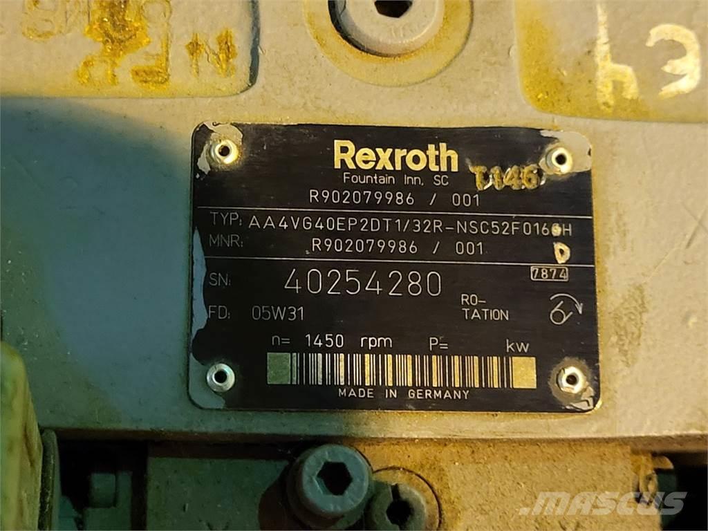 Rexroth R902079986 Ūdens sūkņi