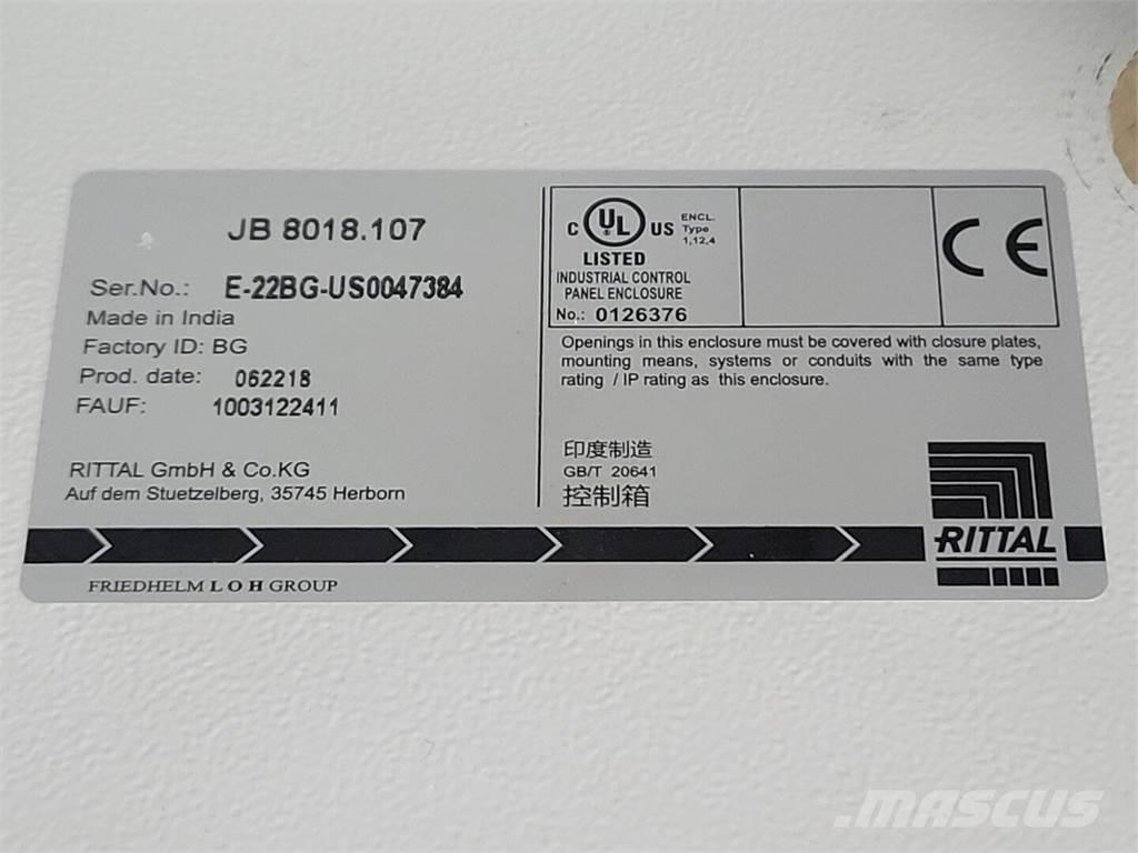  RITTAL JB8018.107 Būvniecība- Citi