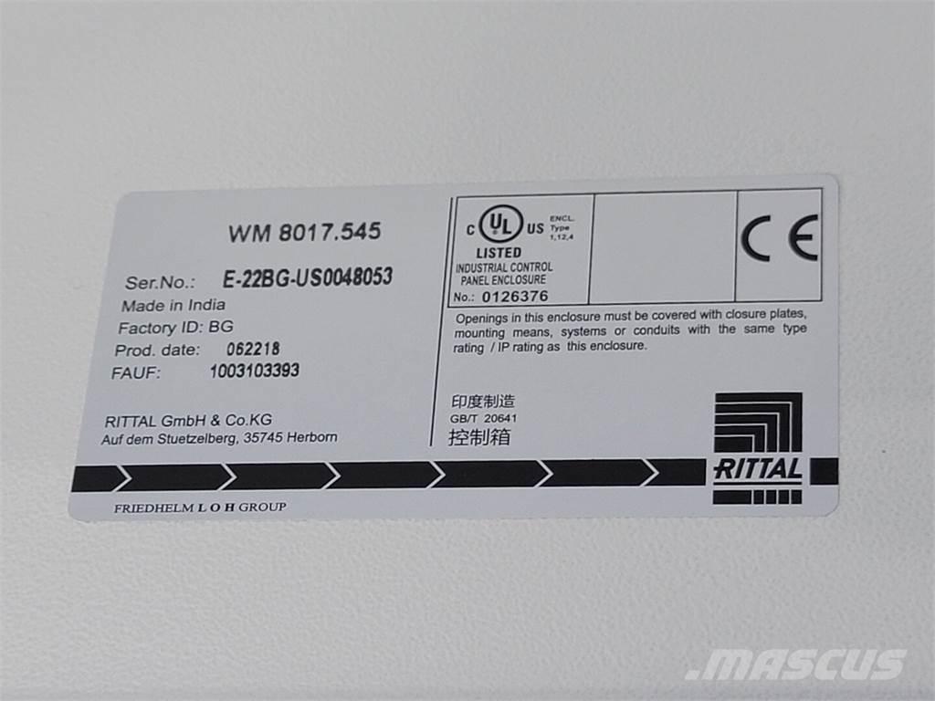  RITTAL WM 8017.545 Būvniecība- Citi