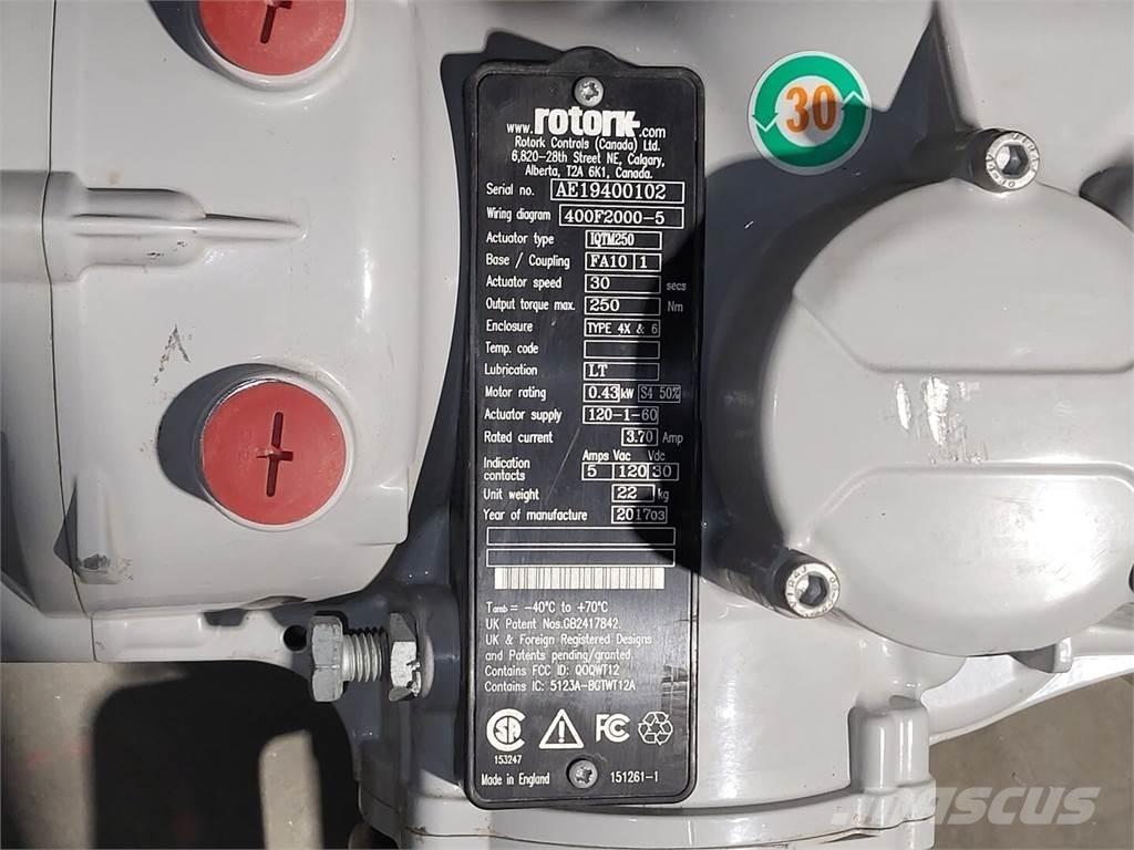  ROTORK IQTM250 Būvniecība- Citi