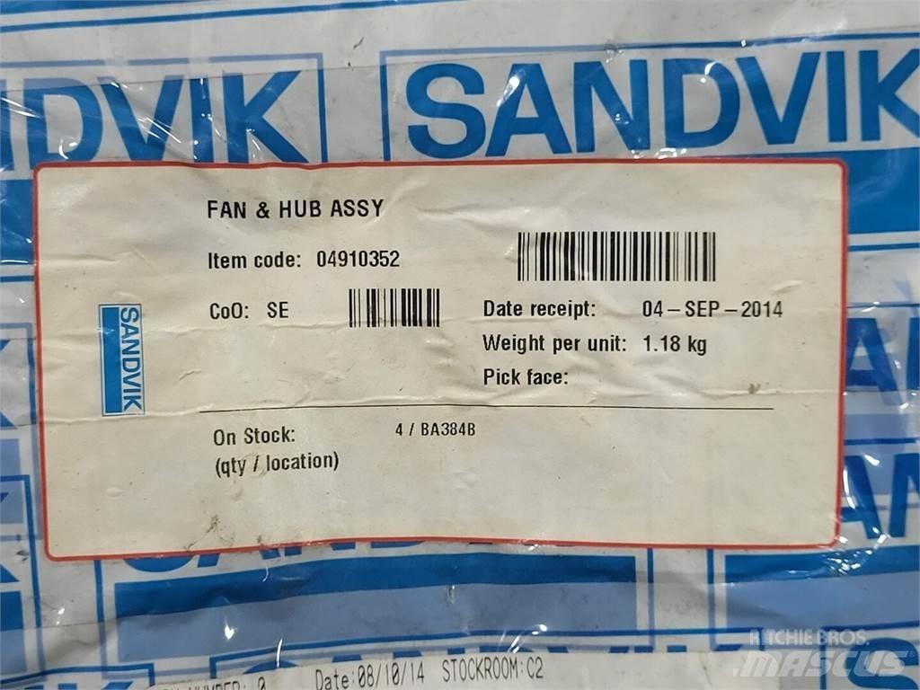 Sandvik 04910352 Citas sastāvdaļas
