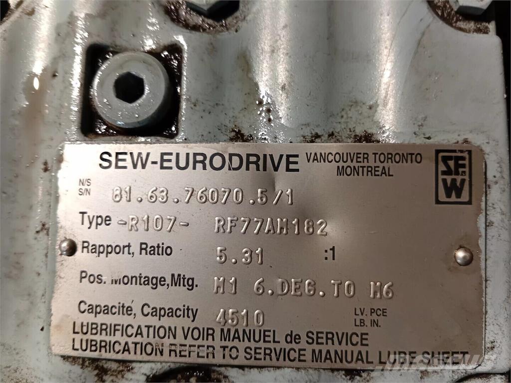  SEW-EURODRIVE R107 Būvniecība- Citi