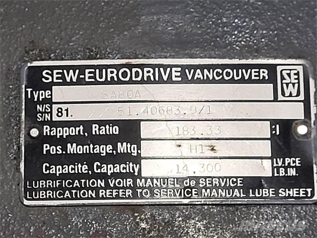  SEW-EURODRIVE SA80A Būvniecība- Citi