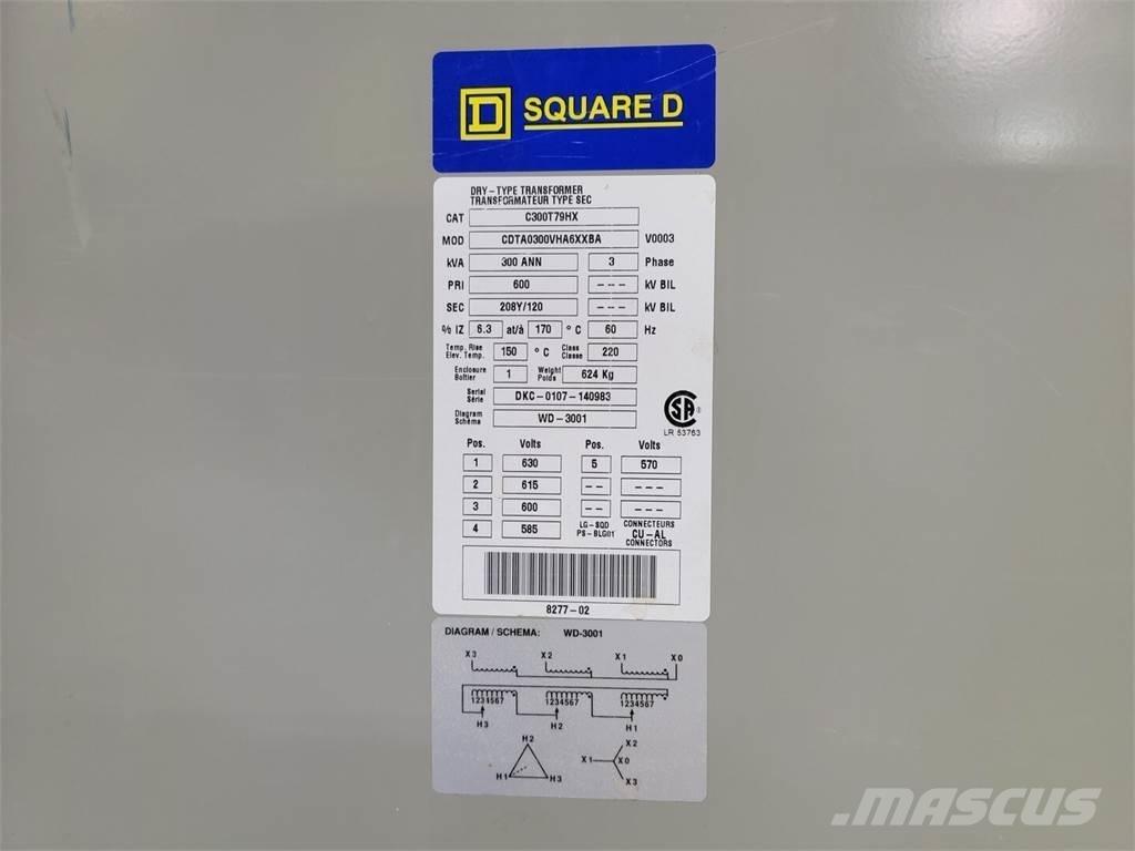  SQUARE D C300T79HX Būvniecība- Citi