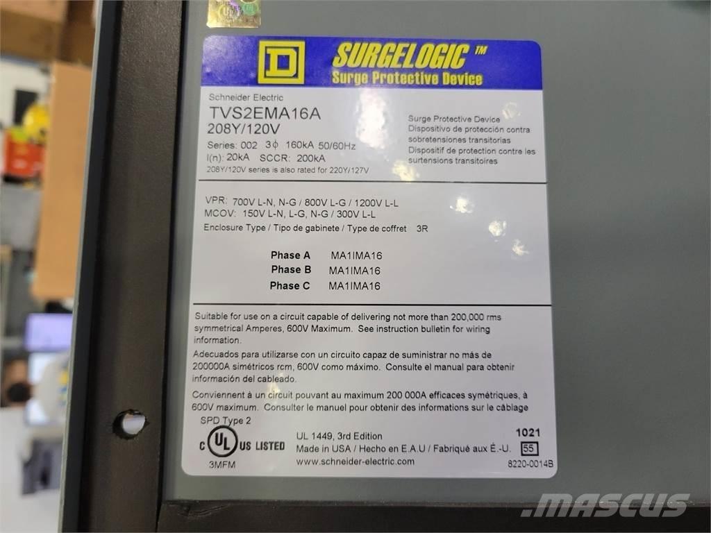  SQUARE D TVS2EMA16A Būvniecība- Citi