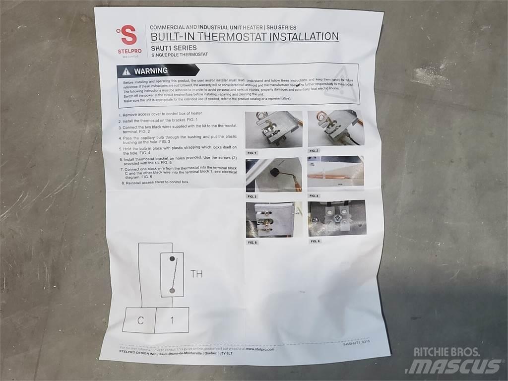  STELPRO SHUT1 Sildīšanas un atkausēšanas iekārtas