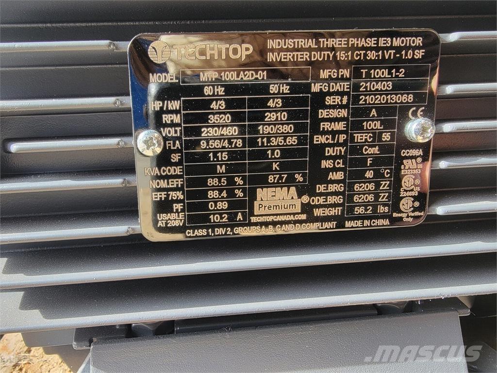  TECHTOP MTP100LA2D-01 Industriālie dzinēji