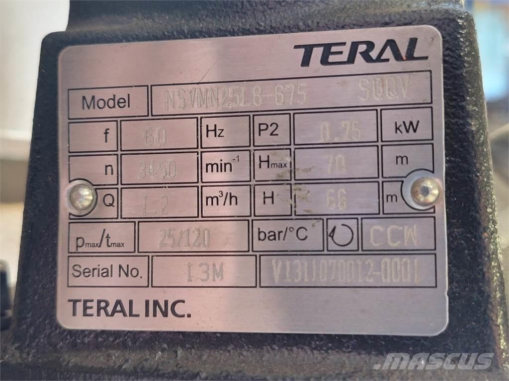  TERAL NSVMN25L8-675 Ūdens sūkņi