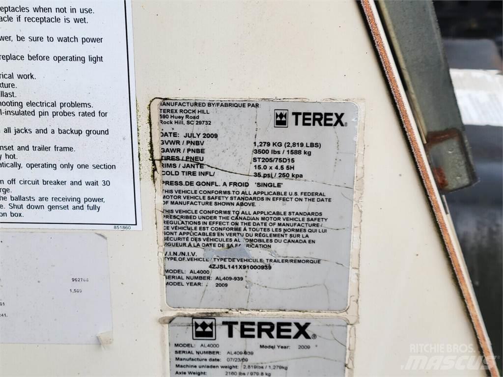 Terex AL4000 Citas sastāvdaļas