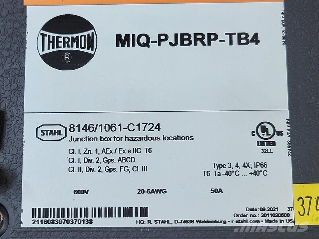  THERMON MIQ-PJBRP-TB4 Būvniecība- Citi