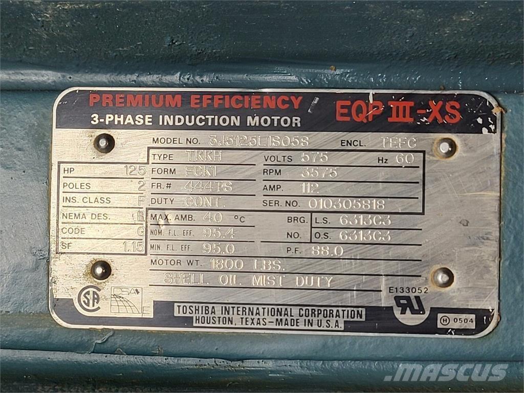  TOSHIBA 3J5125L1S058 Industriālie dzinēji