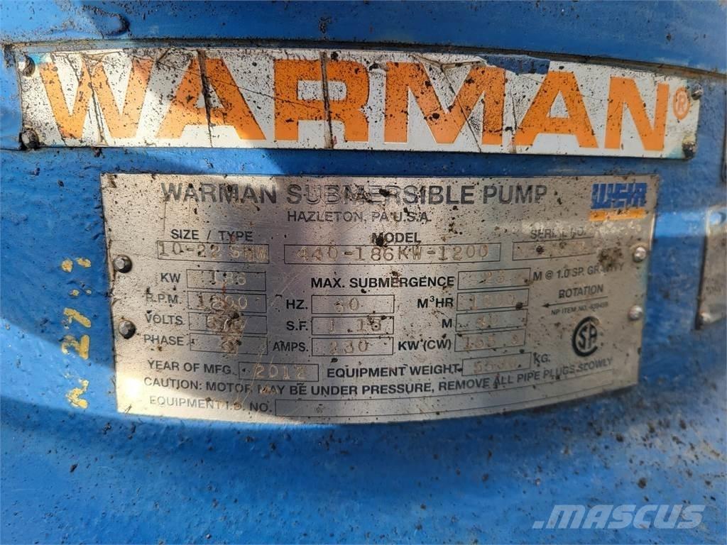 Warman 440-186KW-1200 Ūdens sūkņi