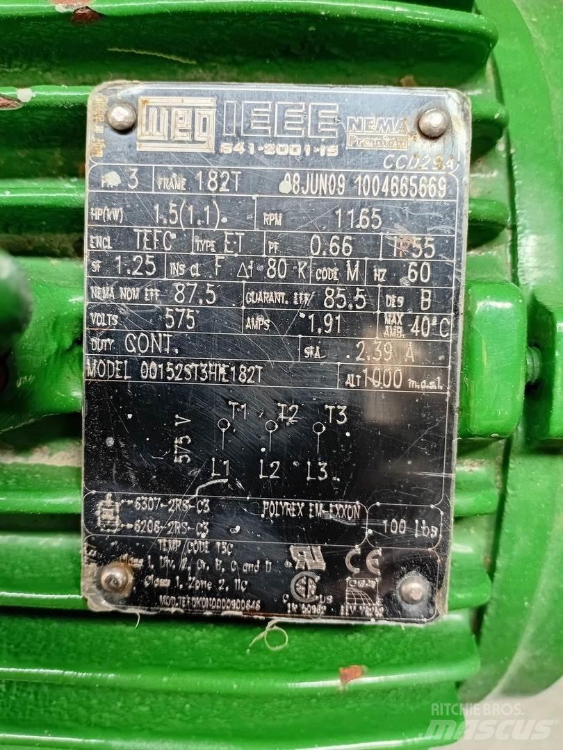  WEG 00152ST3HIE182T Industriālie dzinēji