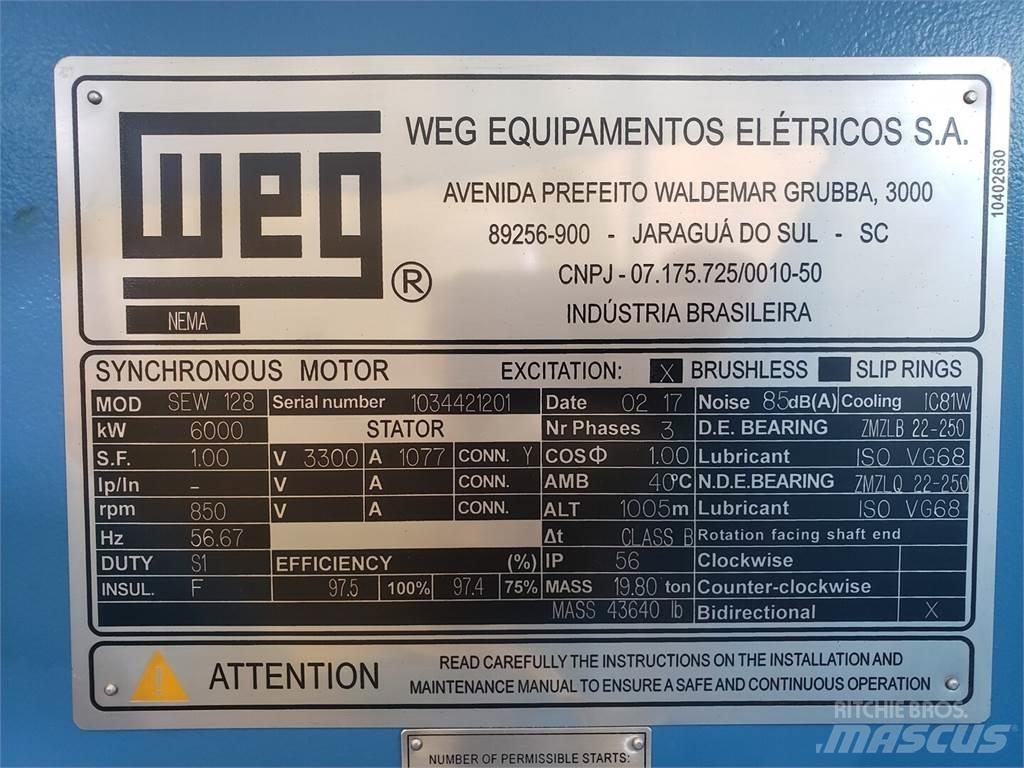  WEG SEW 128 Industriālie dzinēji