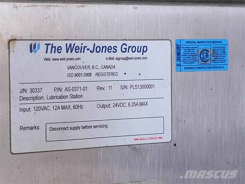  WEIR-JONES AS-0371-01 Būvniecība- Citi