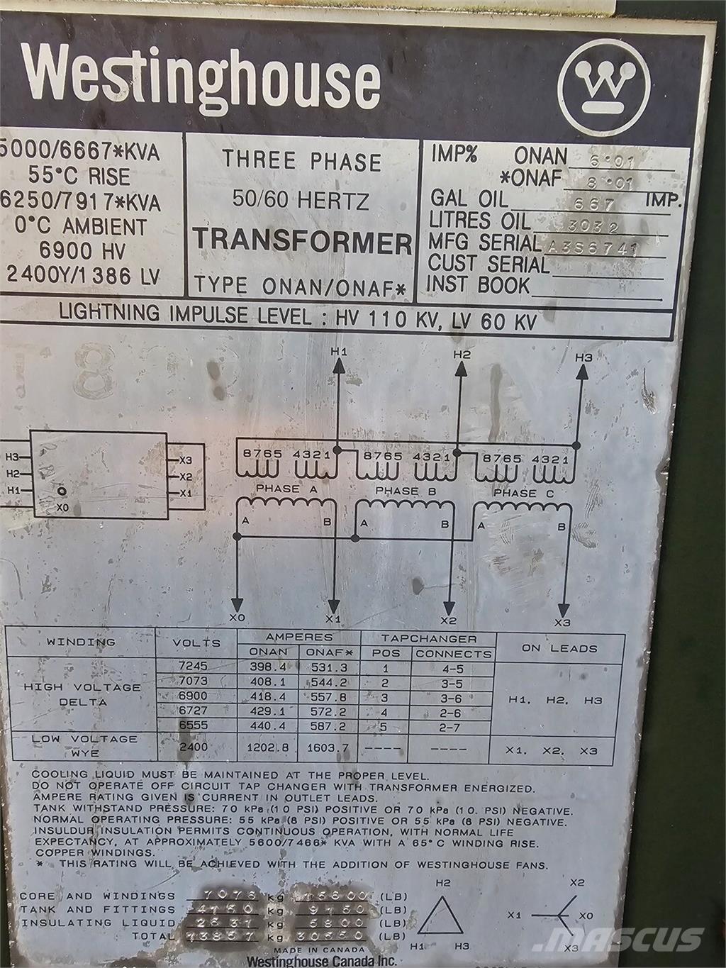 Westinghouse  Būvniecība- Citi