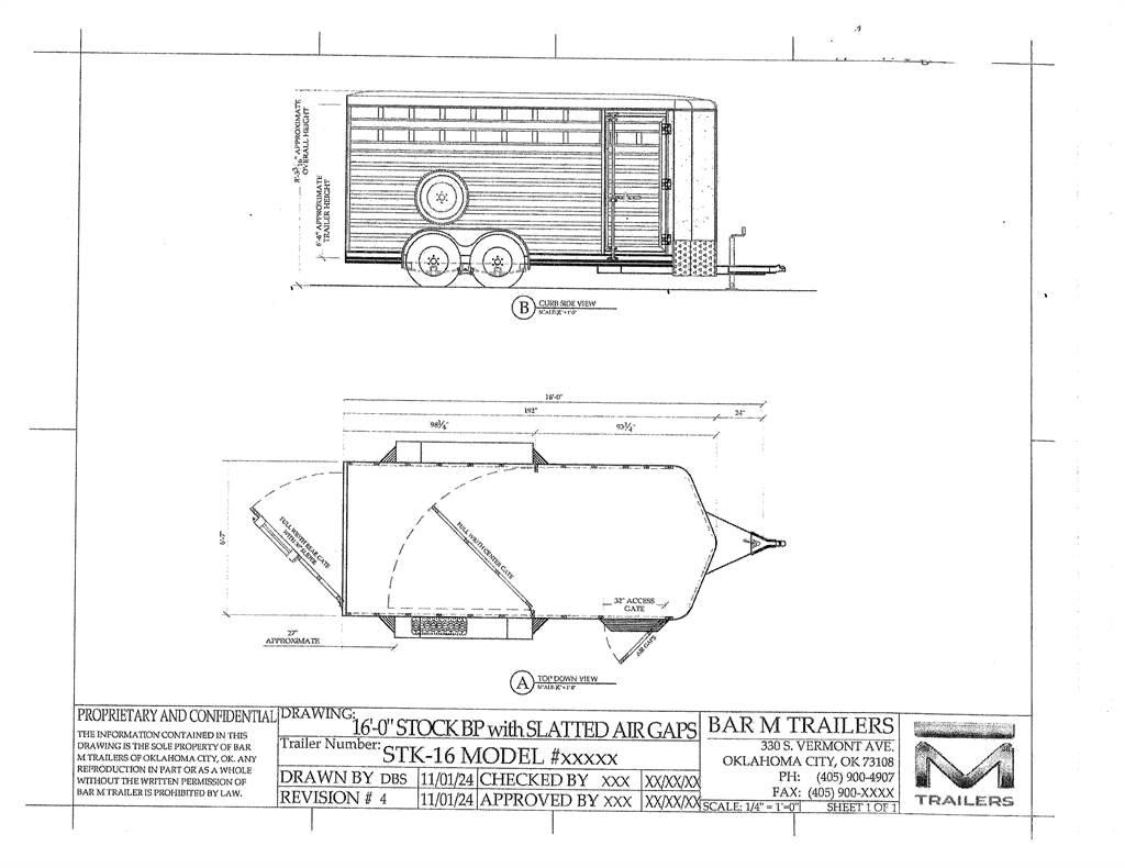 BAR-M STK-16 Dzīvnieku transportēšanas piekabes