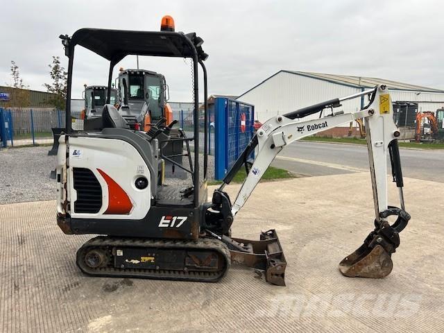Bobcat E17 Kāpurķēžu ekskavatori