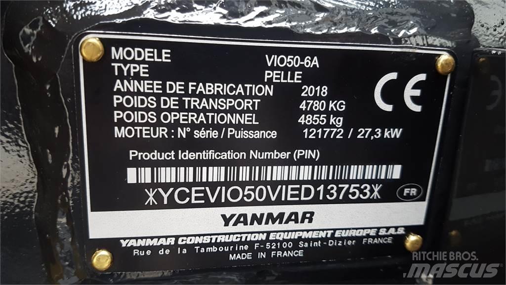 Yanmar ViO50-6 Mini ekskavatori < 7 t