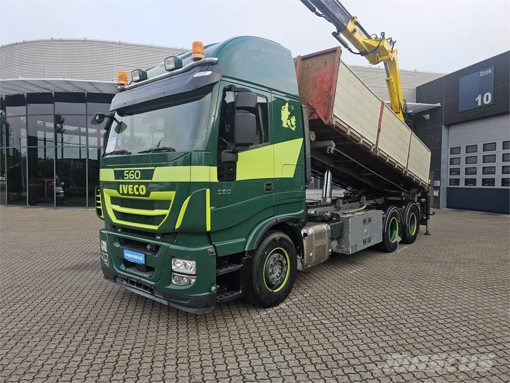 Iveco Stralis 560 6x4 Kabeļu pacēlājs nomontējamām kravas mašīnām