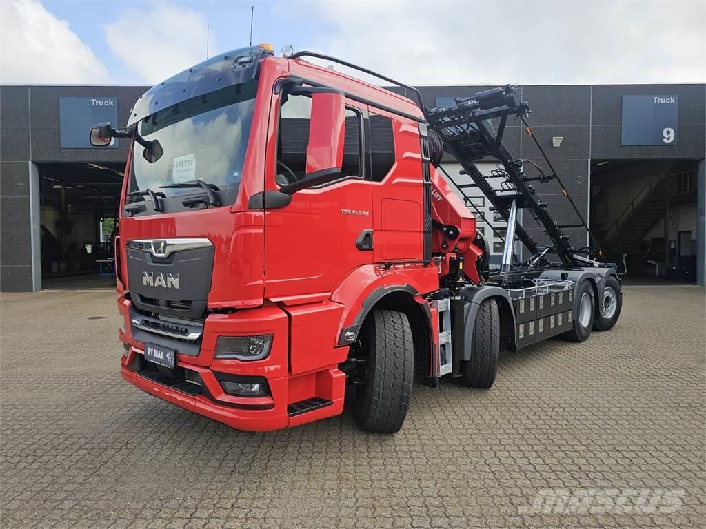 MAN TGS 35.540 8X2H-6 Kabeļu pacēlājs nomontējamām kravas mašīnām