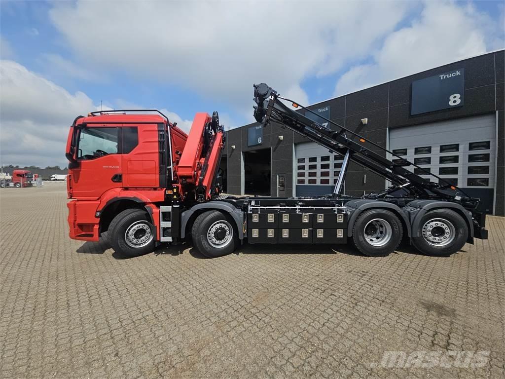 MAN TGS 35.540 8X2H-6 Kabeļu pacēlājs nomontējamām kravas mašīnām