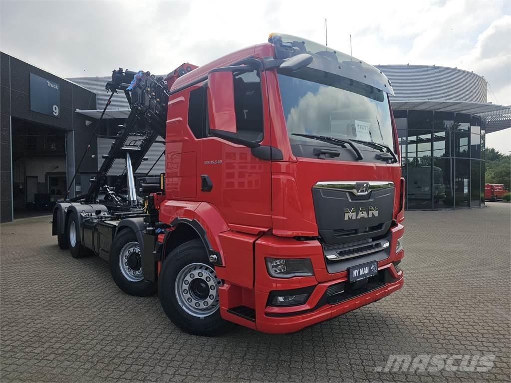MAN TGS 35.540 8X2H-6 Kabeļu pacēlājs nomontējamām kravas mašīnām