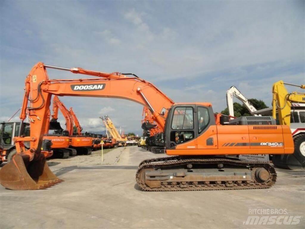 Doosan DX340LC Kāpurķēžu ekskavatori