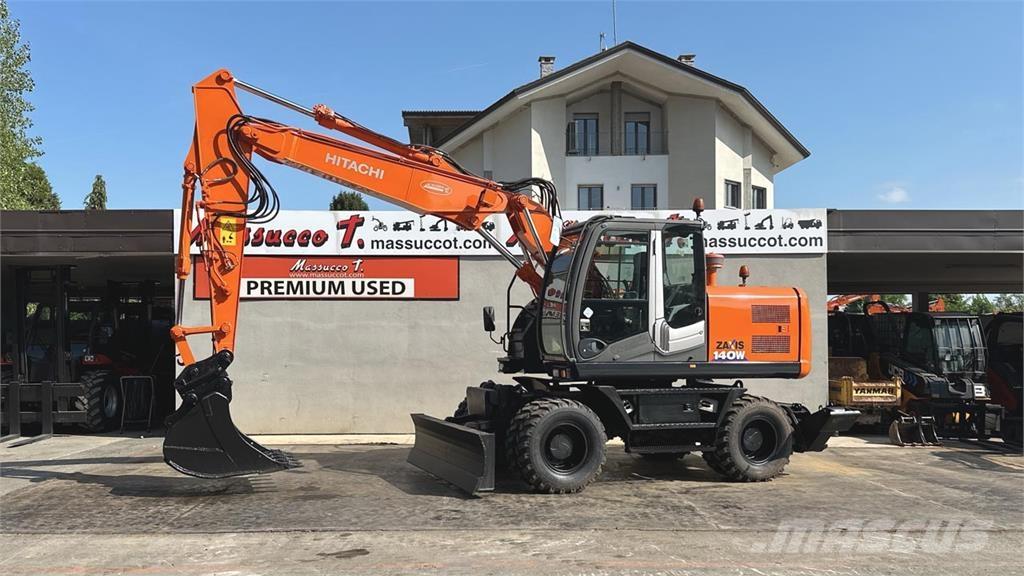 Hitachi ZX140WT-3 Ekskavatori uz riteņiem
