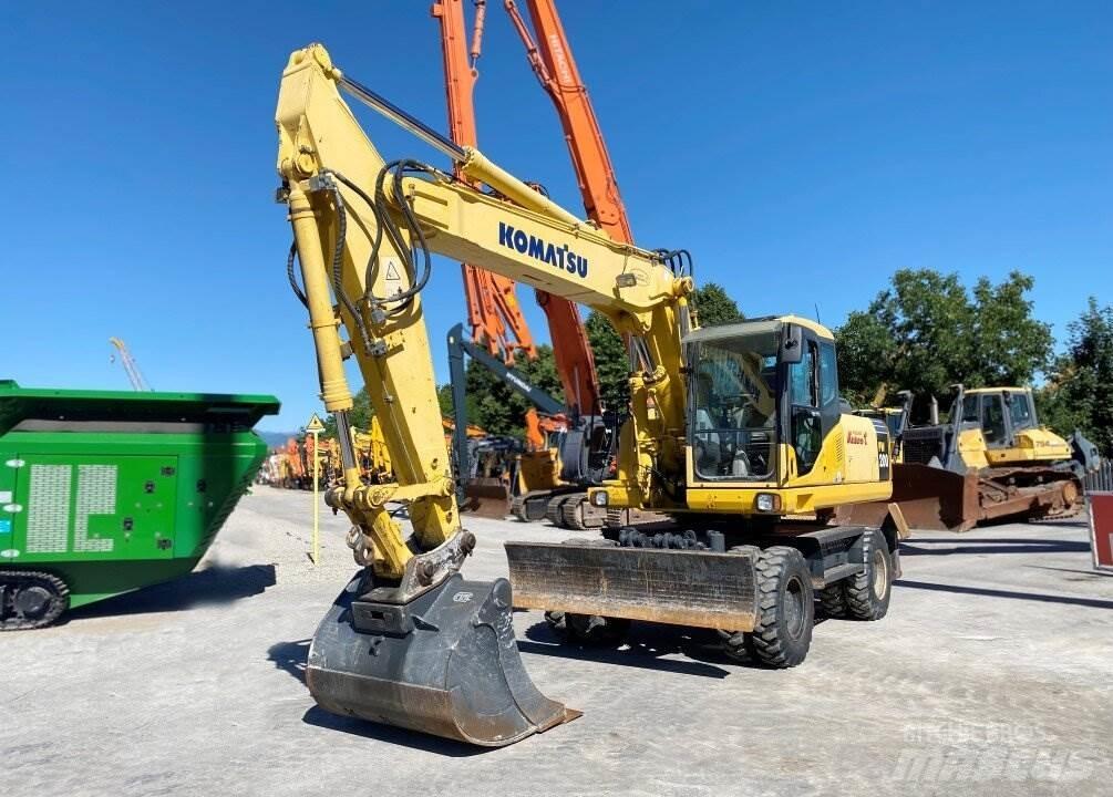 Komatsu PW200 7K Ekskavatori uz riteņiem