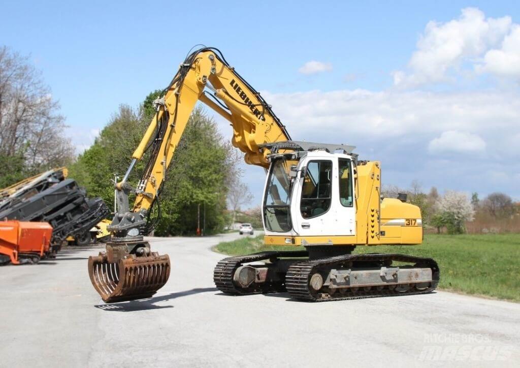 Liebherr R317 Litronic Ekskavatori uz riteņiem