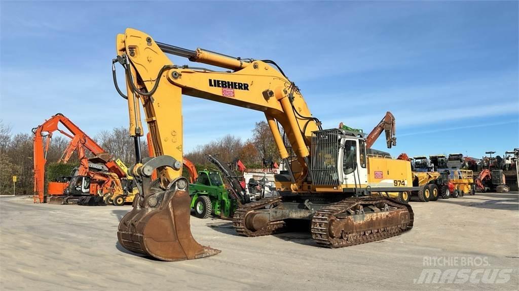 Liebherr R974C HDSL Kāpurķēžu ekskavatori