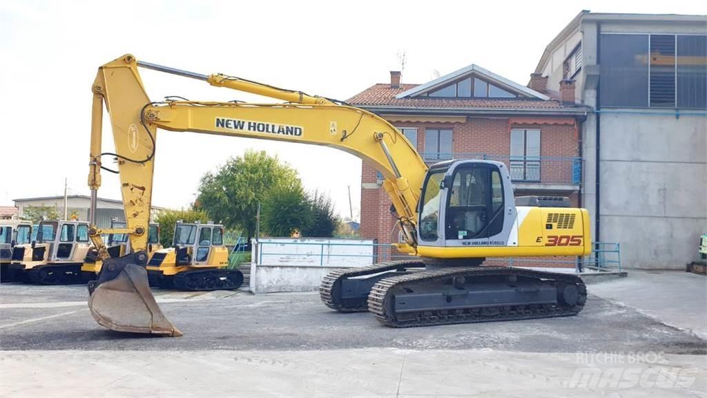 New Holland E305 Kāpurķēžu ekskavatori