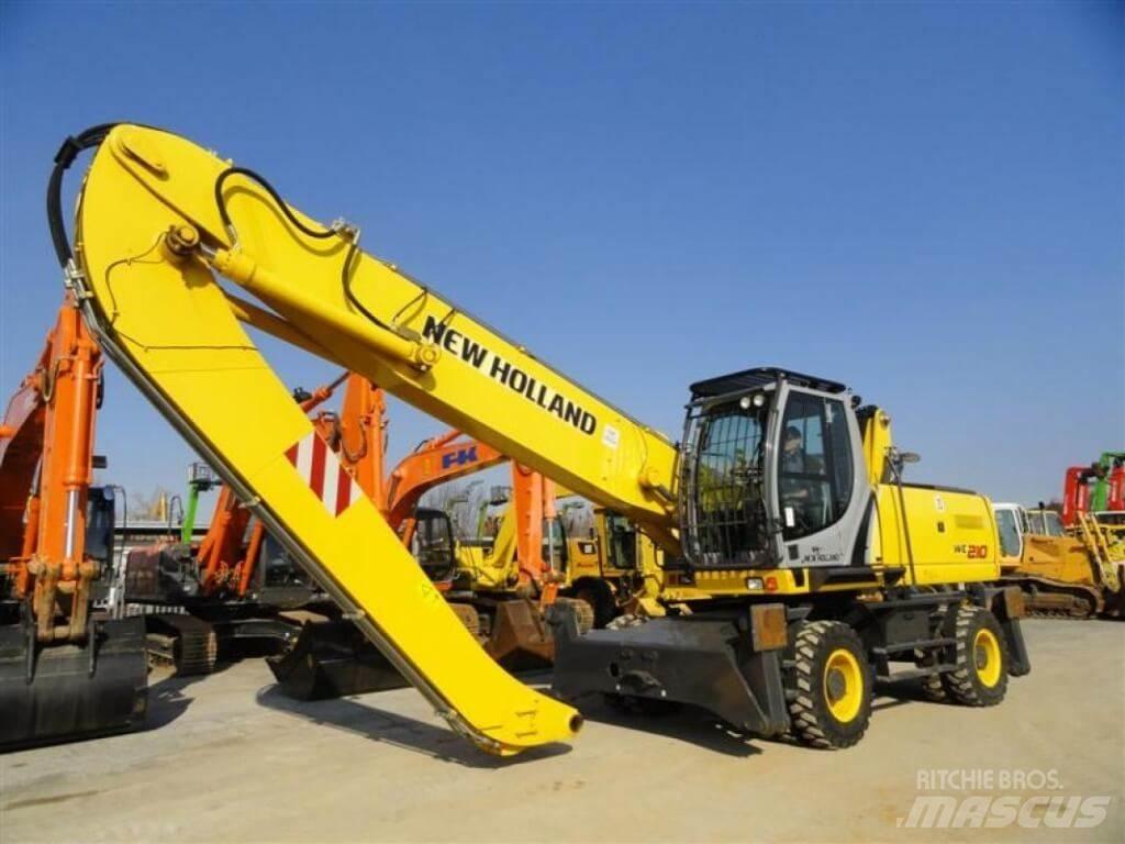 New Holland WE210 Ekskavatori uz riteņiem